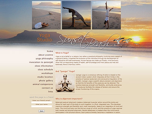 Websites | Sunset Beach Yoga